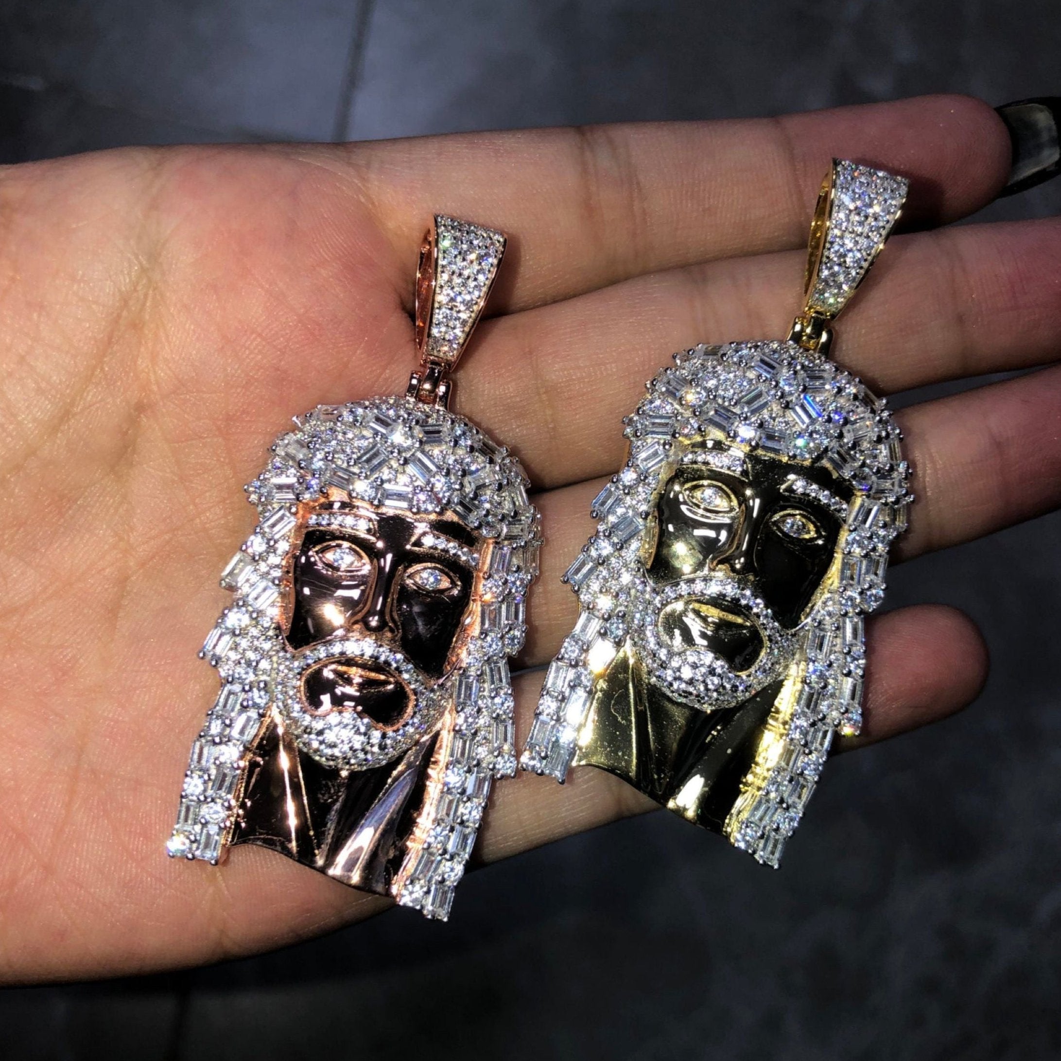 Baguette Jesus Pendant